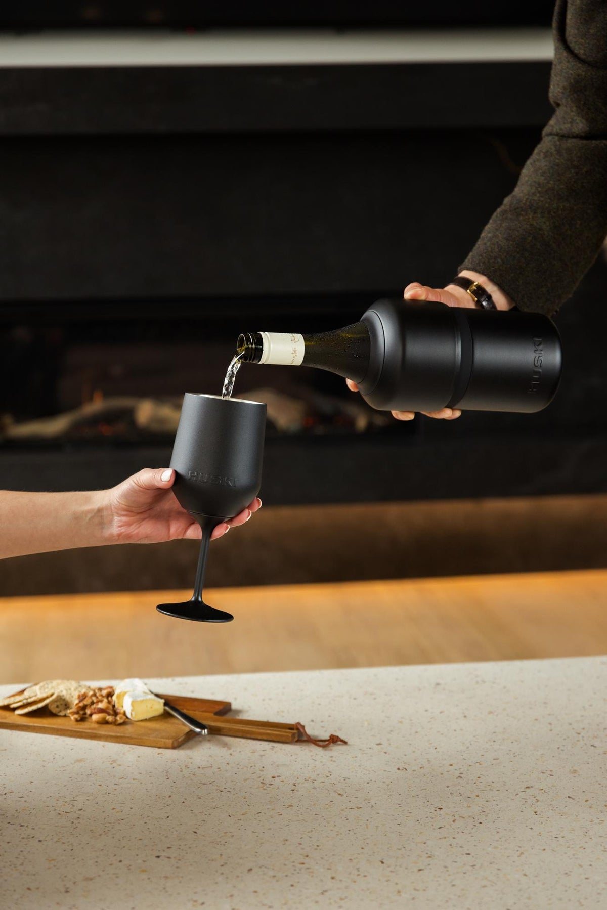 Huski Wine Cooler - Black