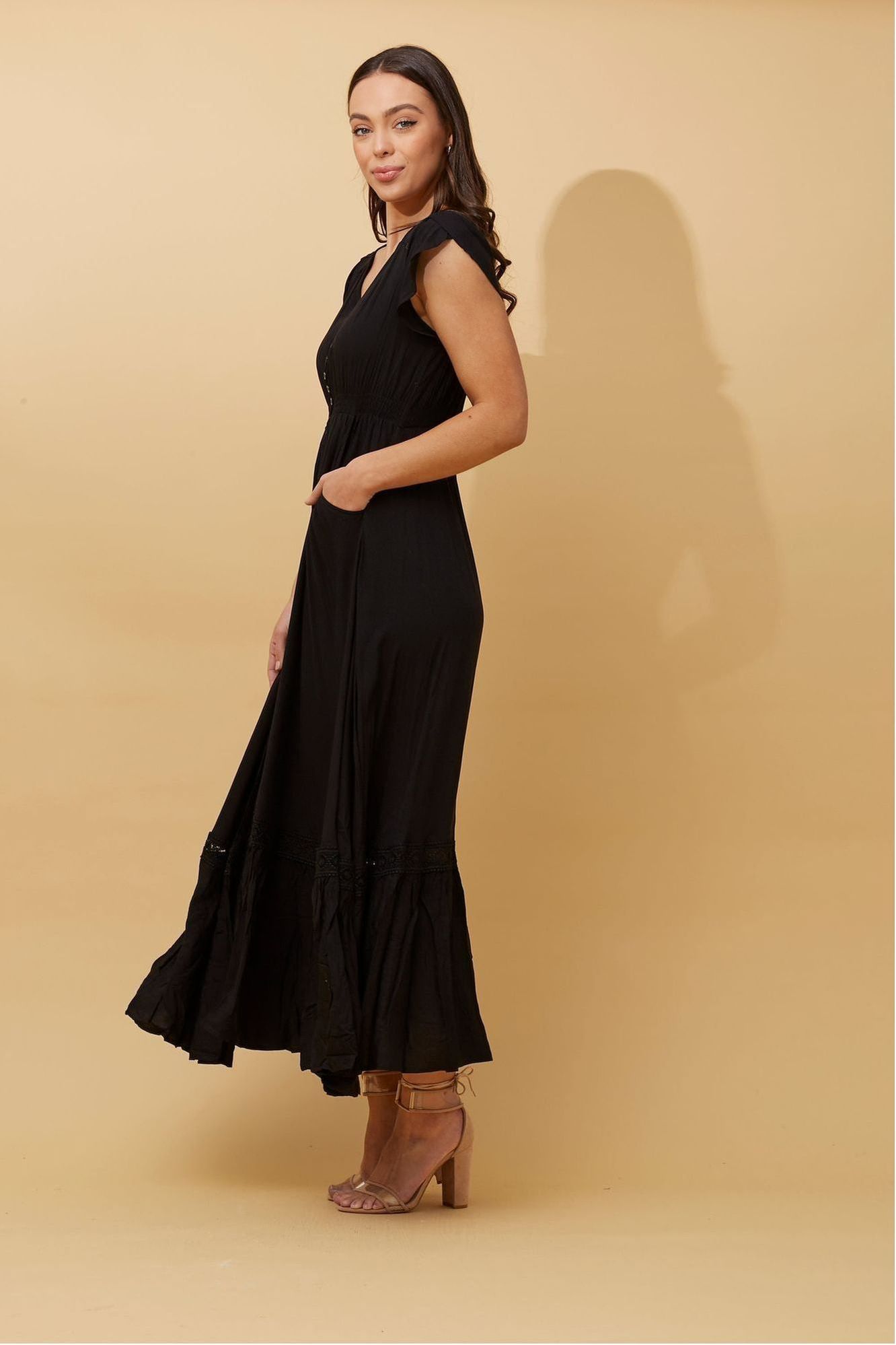 Jaclyn Maxi Dress - Black